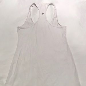 Lululemon white workout tank top